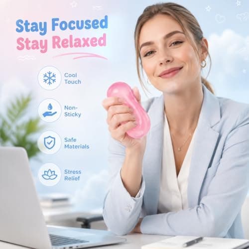 2-pack kokosolja Squishy - Formbar Fidget Stressboll utan återfjädring 2 Pack Blue+purple