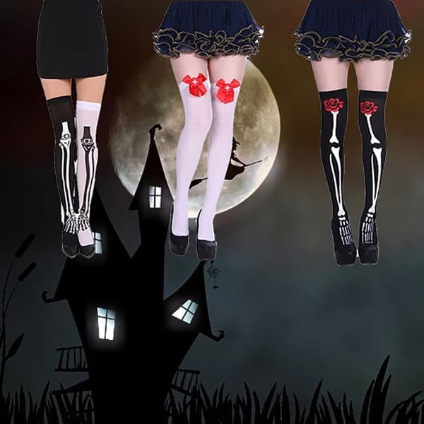 Halloween-sokker Halloween-kostymer A A A A A