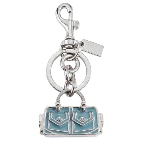 Väskberlock, söta handväskberlocker, väsktillbehörsberlocker, väskkedjor, handväskberlocker Handbag Blue-Silver