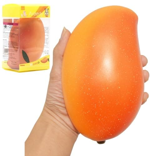 Squishy Gold Mango Colossal Hitaasti Kohoava Tuoksuva Hedelmä Squishy