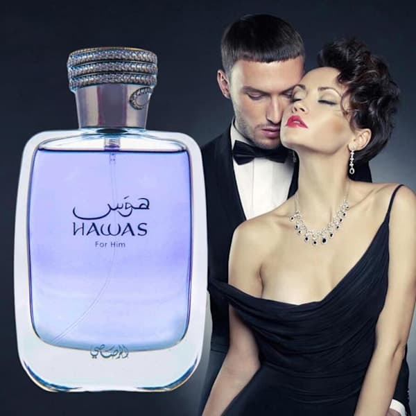 Hawas til ham Eau De Parfum Af Rasasi | 100 ml 3,4 OZ til mænd Ny i æske❉
