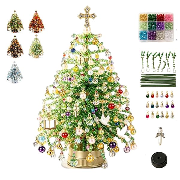 DIY helmikoristeltu joulukuusisarja, A# Multicolor