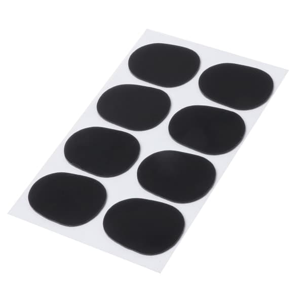 stk./ Sett Diskant/Alt/Tenorsaksofon Klarinett Munnstykke Patch Pads 0,3 mm Svart 0,3 mm