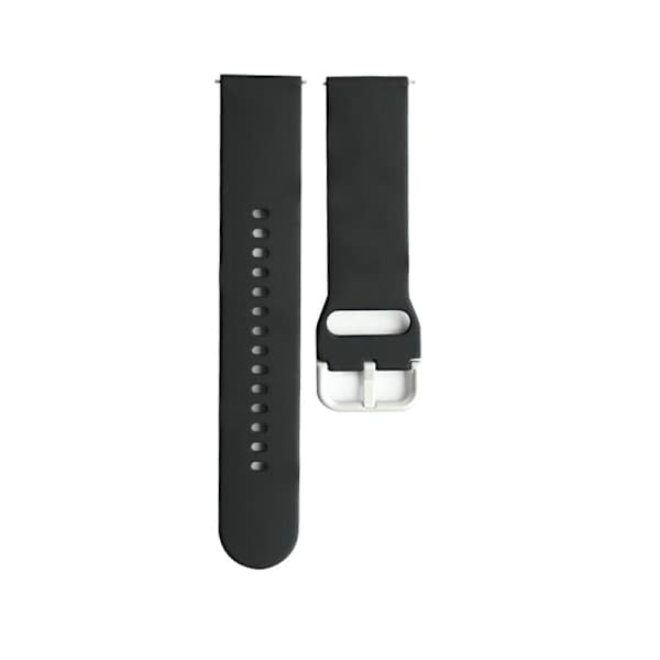 Svart silikonrem til Fitbit Versa 2/Lite