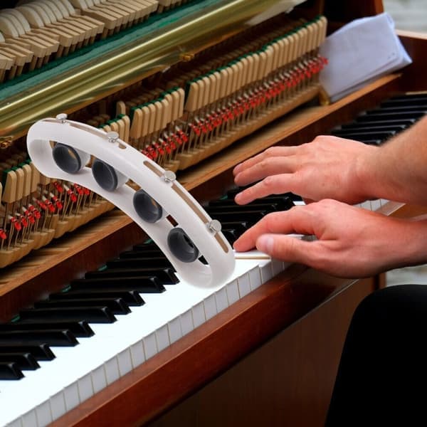 Gitar Finger Expander Piano Finger Stretcher HVIT Hvit White