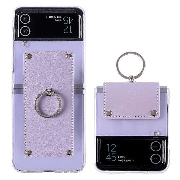 Telefonfodral Ring Spänne För Samsung Galaxy ZFlip4 Telefonfodral Telefonfodral Ring Spänne Plast