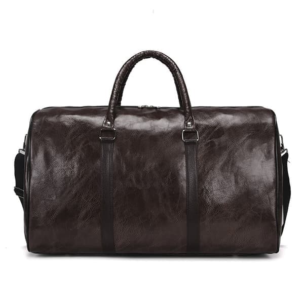 Bagage Holdall PU Läder Duffle KAFFE Kaffe Coffee