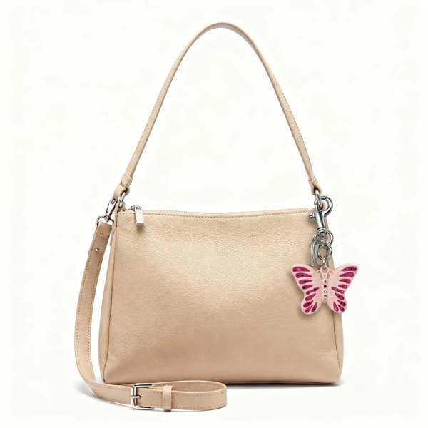 Väskberlocker för handväskor - Söt handväskkedjeberlock - Väskaccessoarer Berlocker för kvinnor Butterfly-pink