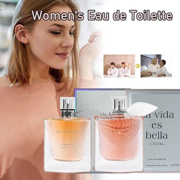 La Vide Es-Bella True Love Rose Floral Parfume Langvarig duft EDP 75ml^ rosa 75ml pink 75ml