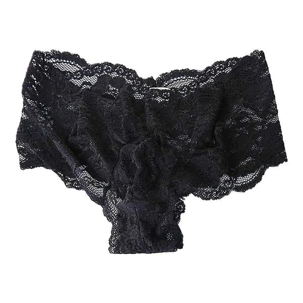 Herre blonde truser erotisk undertøy, svart, størrelse M Black M