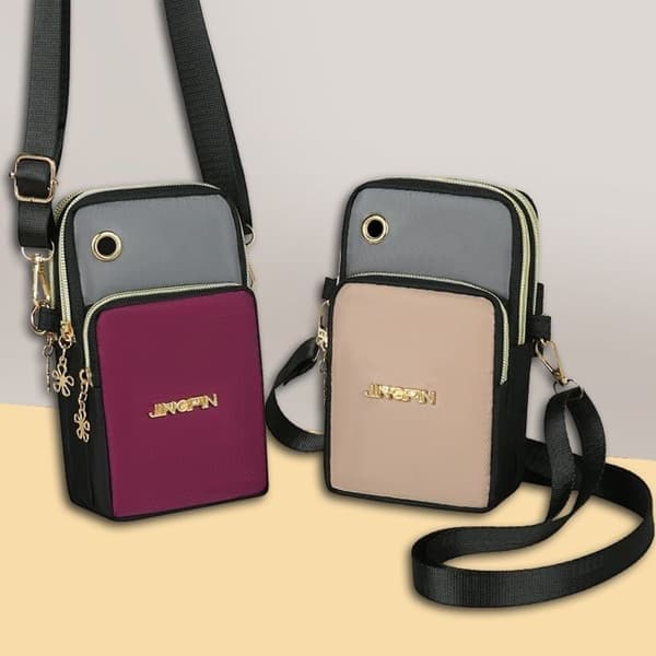 Skulderveske, liten crossover-veske, lilla purple