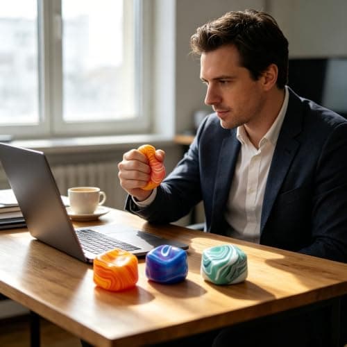Squishy Fidget Legetøj 2-pak Jumbo Stress Terning Bulk Tilfældig Langsom Stigning Squishies Klemmelegetøj til Angstdæmpning Stressbolde til Voksne Sensorisk