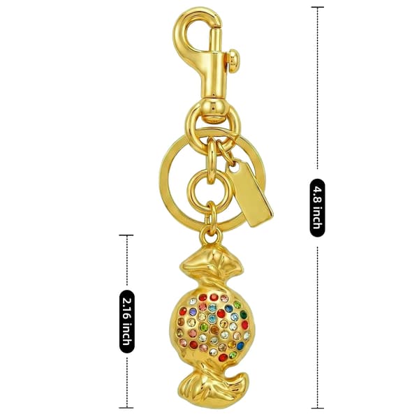 Väskberlock, söta handväskberlocker, väsktillbehörsberlocker, väskkedjor, handväskberlocker Candy-Gold
