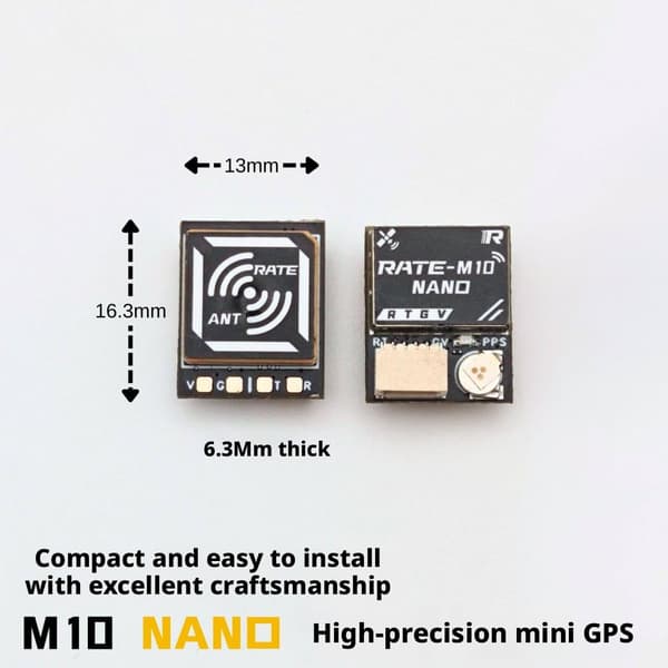 M10 Mini Nano Rescue GPS för Rate UBLOX Flygplan FPV Racing