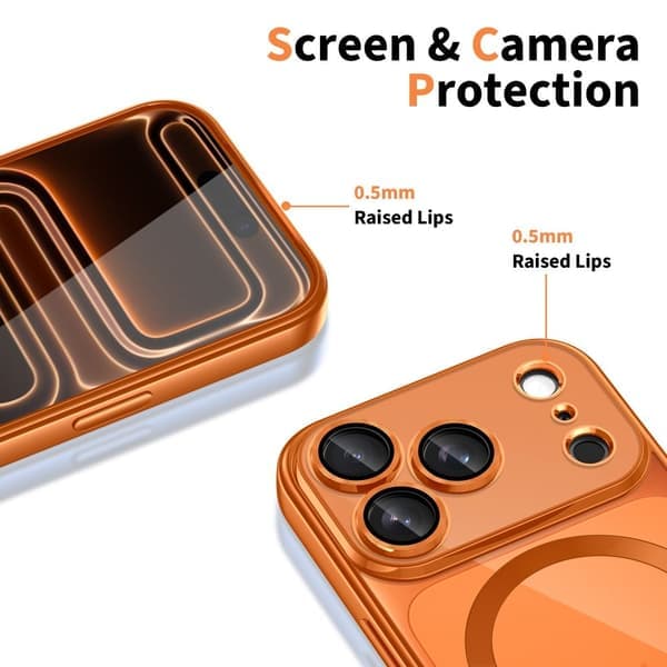 Tech-Protect iPhone 17 Pro Cover MagSafe MagFlex Cosmic Orange
