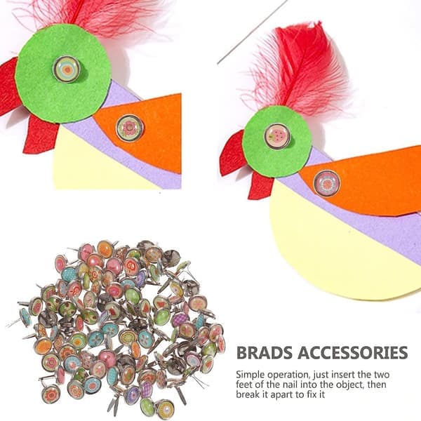 Mässingsfästen Brads Pappersfästen Pappersfäste