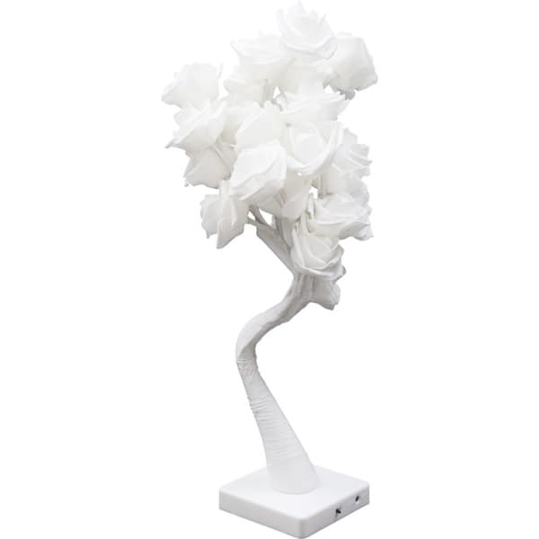 LED-bordlampe roseformet blomstrende roselampe