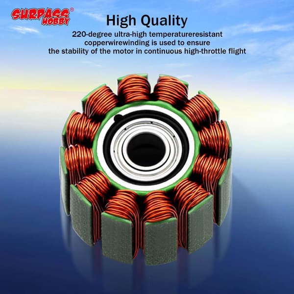 Surpass C2830 1300KV borstlös motor för RC-flygplan med fast vinge 1300kv