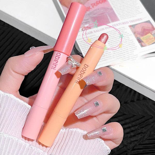 Glittrigt ögonskuggstift Långvarig ögonmakeup Z9u0 rosa 1 st pink 1pcs