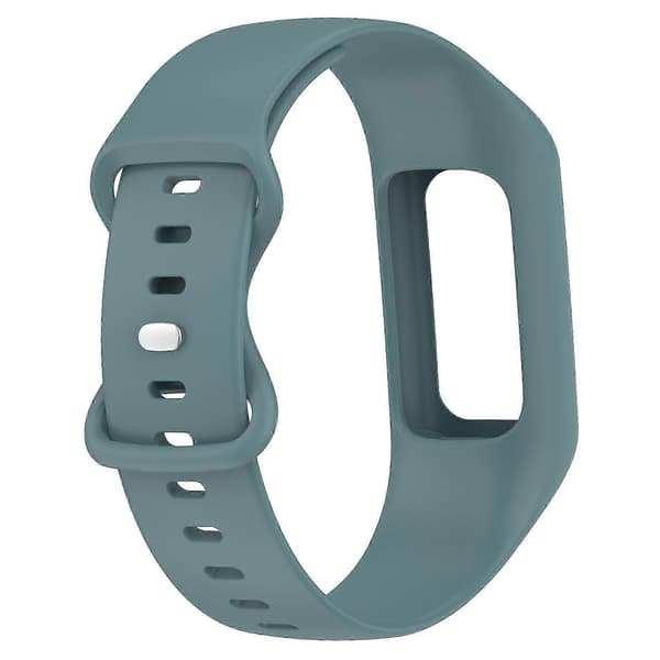 Integreret silikoneurrem til Fitbit Charge 6/5/4/3, urrem med etui 25-26s Blue