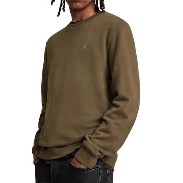 All Saints Reven Herre Sweatshirts Afslappet Pullover Vinter Jumper Brown XS