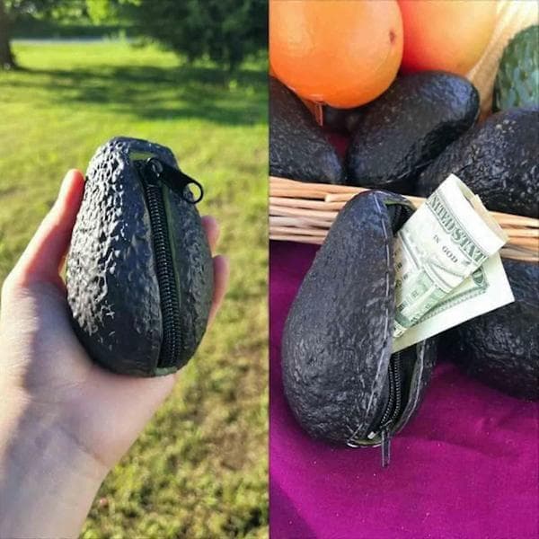 Avocado Myntbörs Väska Bärbar Plånbok Myntväska Handväska Ny