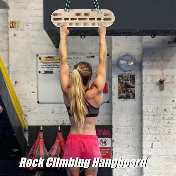 Klatrefingerbrett Styrke Klatrebrett Bærbart Pull-Up Klatrehangboard Grepsforsterker Underarmstrener