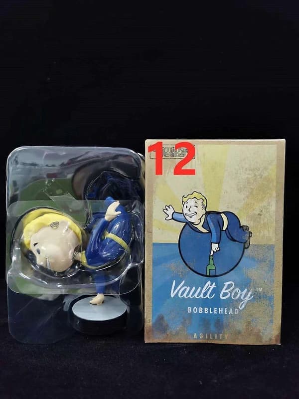 Fallout Vault Boy Bobblehead PVC Actionfigur Samlermodel Legetøj, Stil 12 Style 12