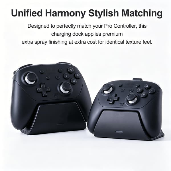 Opladningsdock til Switch 2 Pro Controller Opladeradapterstation Opladningsbasestativ
