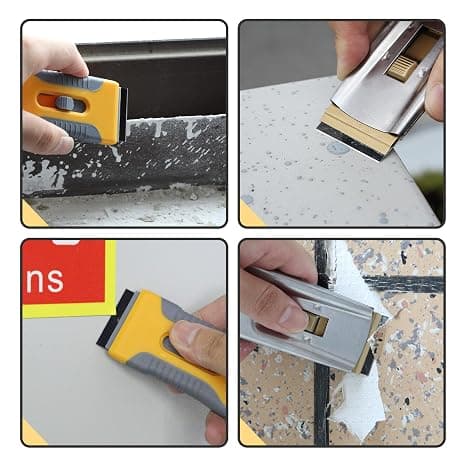 Bates - 50 st rakblad, platta skrapblad, rakblad med en egg Black