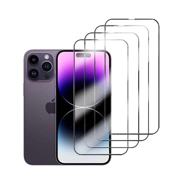 2 kpl karkaistua lasia iPhone 14 Pro - näytönsuoja läpinäkyvä