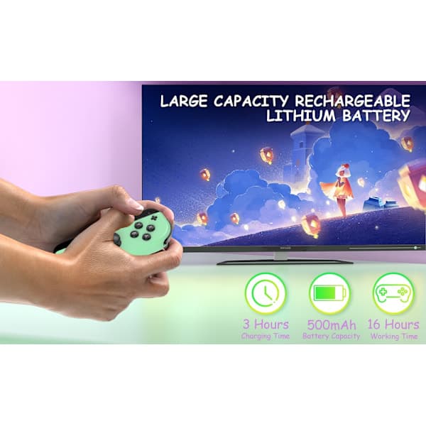 Trådløs kontroller kompatibel med Nintendo Switch