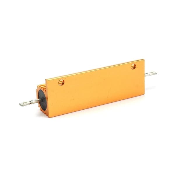 2 stk. trådviklede motstander aluminiumsmotstand 100 watt 20 ohm