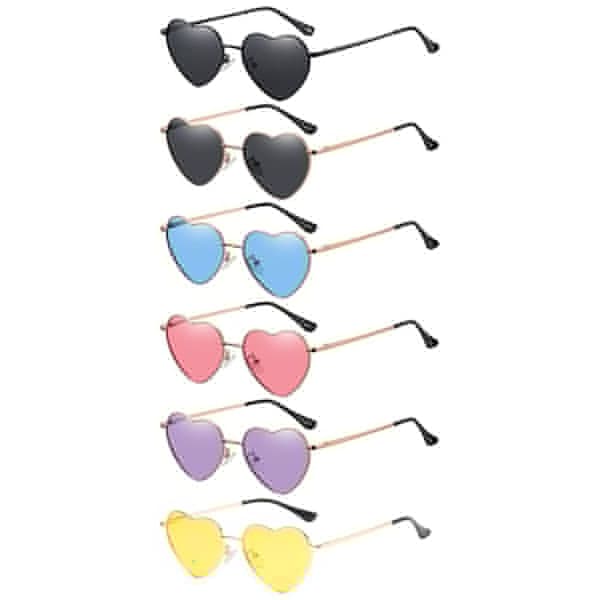 Hjerteformede solbriller for barn Polariserte GULL-ROSA GULL-ROSA Gull-Rosa Gold-Pink