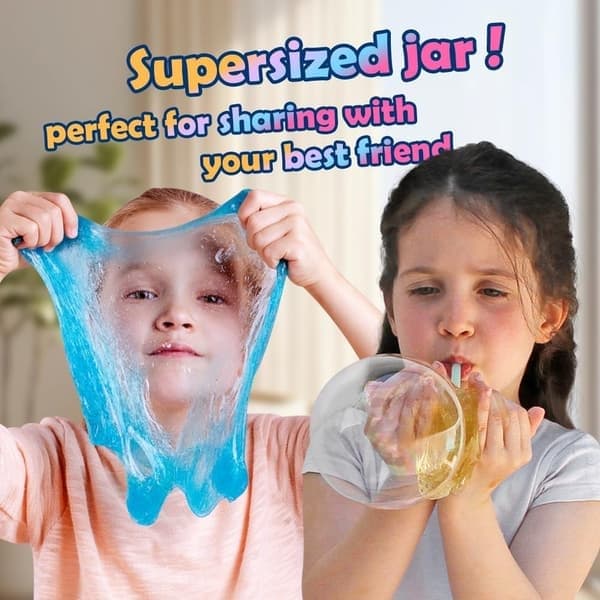 4-pack DIY Slime Kit 72oz, Stressavlastande leksak för barn och vuxna