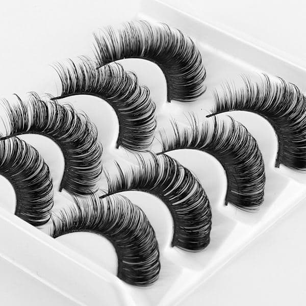 4 par lösögonfransar Ryska Strip Lashes 4002 4002 4002 4002