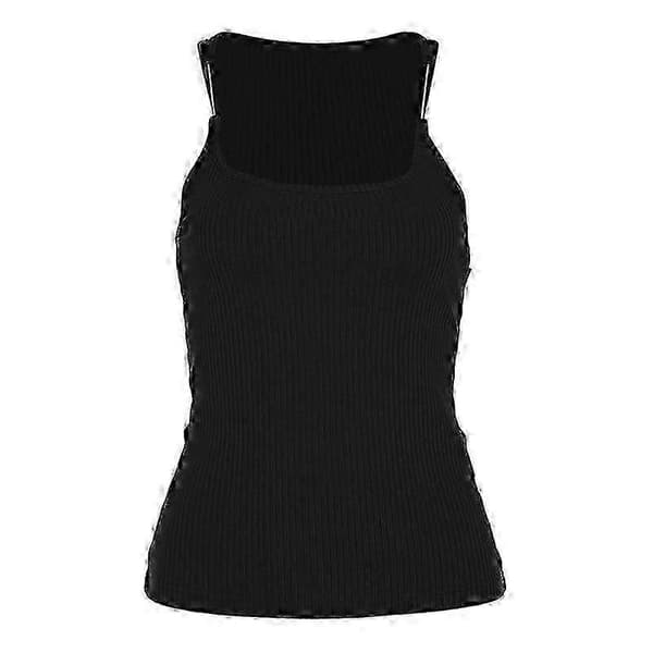 Luvette Tank, usynlig stroppetopp for kvinner_Lucky_B black S