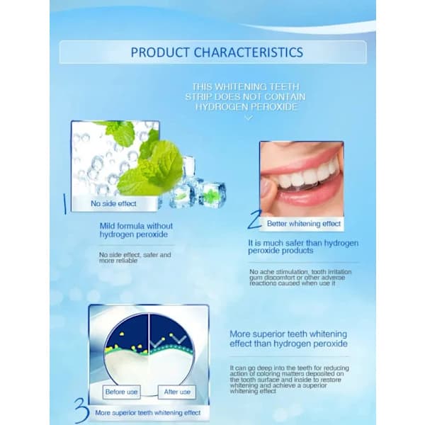 3D White Whitening Strips, Professional Effects, bleker tänder, White Luxe, 10 par