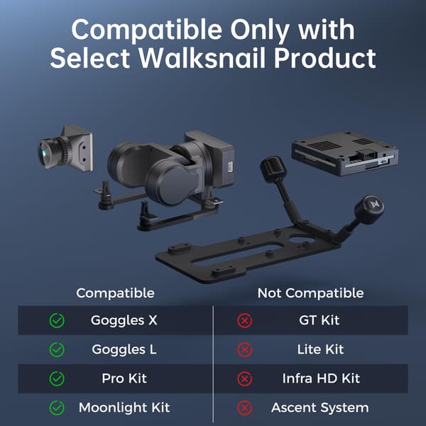 CADDXFPV Walksnail GM2 V1-Axis Gimbal – FPV Head Tracking GM2 V1
