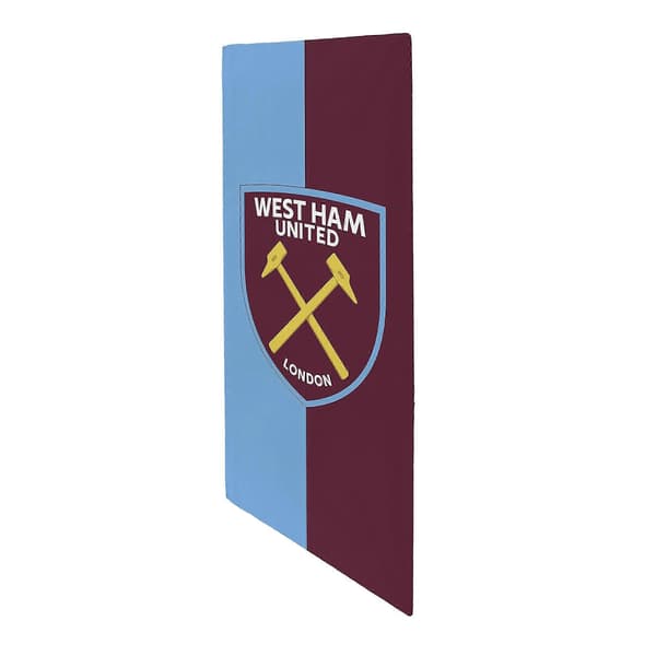 West Ham United FC -logolla varustettu rantapyyhe
