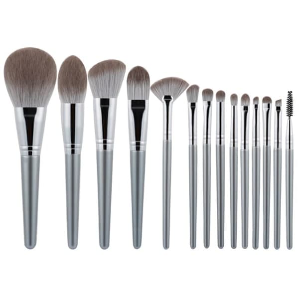 TECHNIQUE PRO KOMPLETT MAKE-UP BØRSTESETT - 14 MAKE-UP BØRSTER