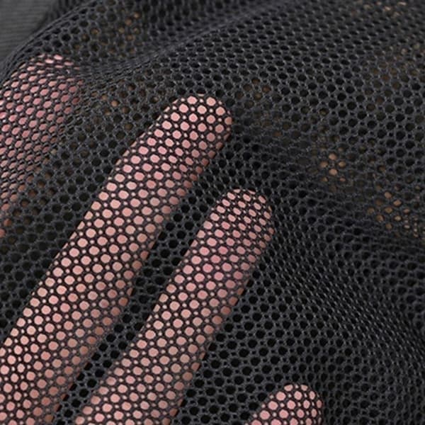 Necessär i mesh, svart Black