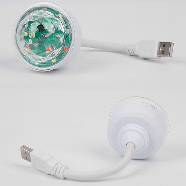 Upouusi USB-diskovalo, diskovalot, pistoke-diskovalo Db, valkoinen White