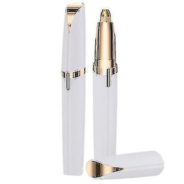 Flawless Brows För Kvinnor Ansiktshårborttagare Elektrisk Ögonbrynstrimmer Epilator Vit White