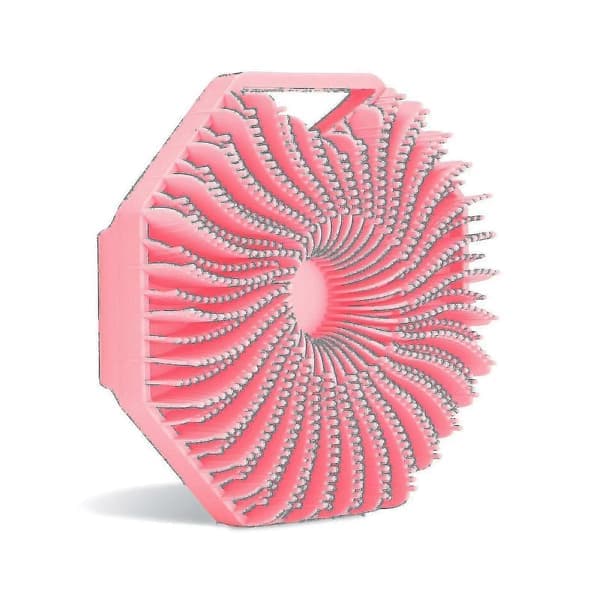 Sud Scrub Antimikrobiell Kroppsskrubb i Silikon, Eksfolierende Kropp Rosa pink