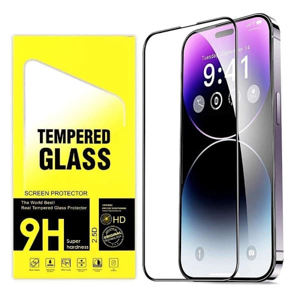 2 kpl karkaistua lasia iPhone 14 - näytönsuoja läpinäkyvä