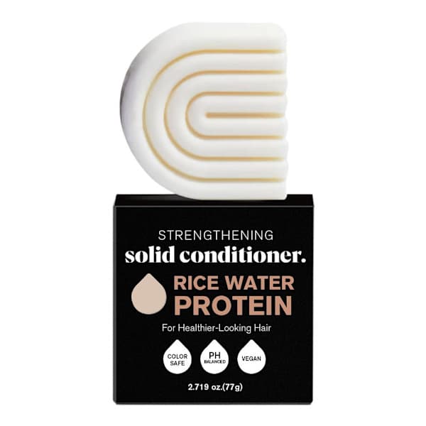 Styrkende shampoo og balsam sæbe med risvand ProteinUU sort 77g black 77g