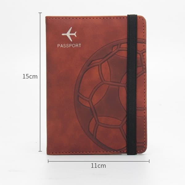 RFID Passfodral Passväska SVART Svart black