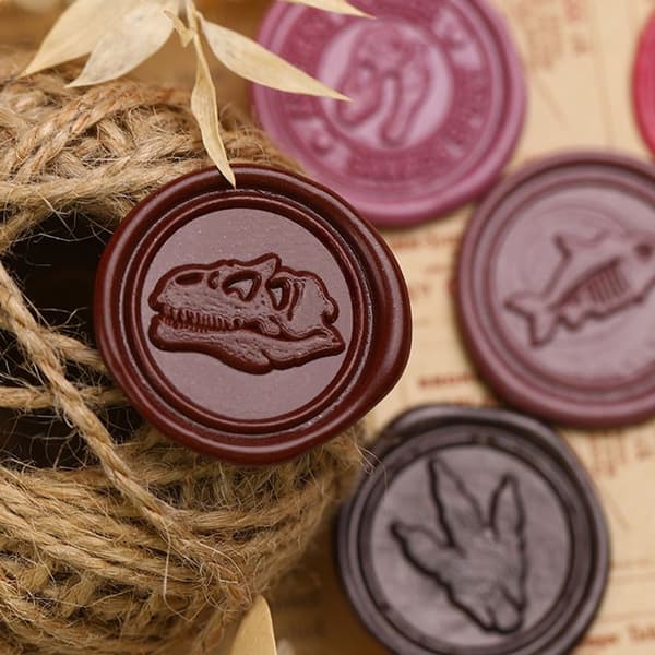 Sigill Kopparhuvud Vaxsigillstämpel 3 3 3 3