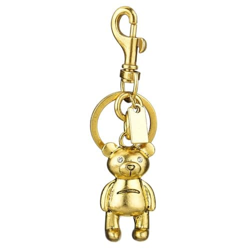 Väskberlock, söta handväskberlocker, väsktillbehörsberlocker, väskkedjor, handväskberlocker Bear-gold
